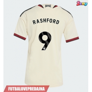 Lacne Ženy Futbalové dres Manchester United Marcus Rashford #9 2026-27 Krátky Rukáv - Tretina